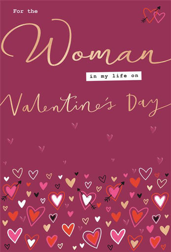 Picture of FOR THE WOMAN IN MY LIFE VALENTINE CARD